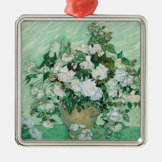 Vincent van Gogh - Rose Ornament Aus Metall (Vorne)