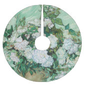 Vincent van Gogh - Rose Polyester Weihnachtsbaumdecke (Vorderseite)