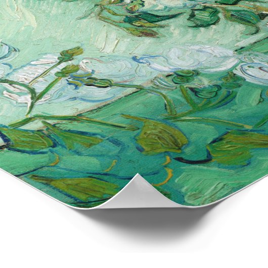 Vincent van Gogh - Rose Poster (Ecke)