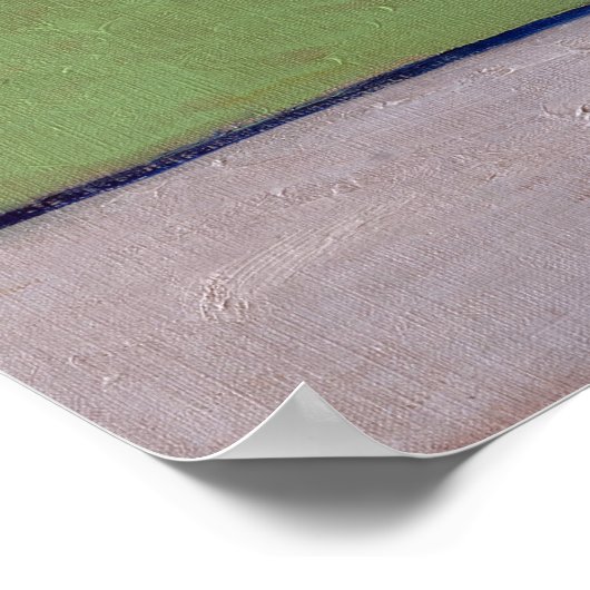 Vincent van Gogh Rose Poster (Ecke)