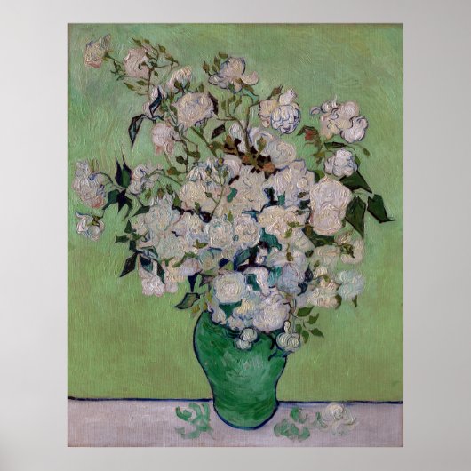 Vincent van Gogh Rose Poster (Vorne)