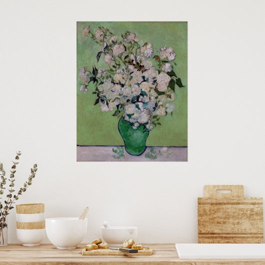 Vincent van Gogh Rose Poster (Küche)