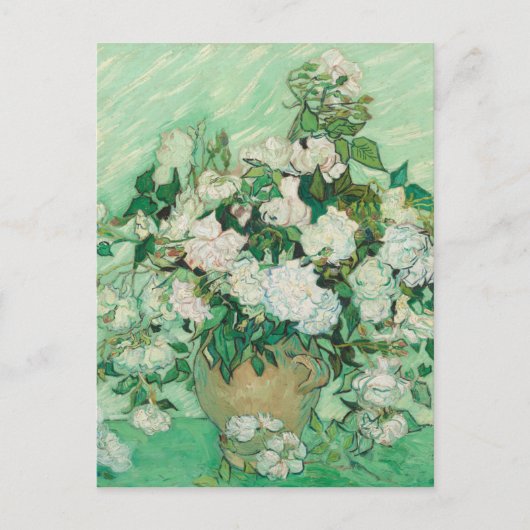 Vincent van Gogh Rose Postkarte (Vorderseite)