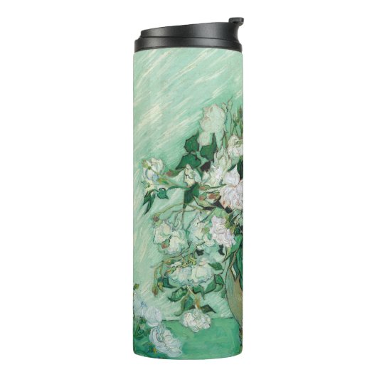 Vincent van Gogh - Rose Thermosbecher (Nach links gedreht)