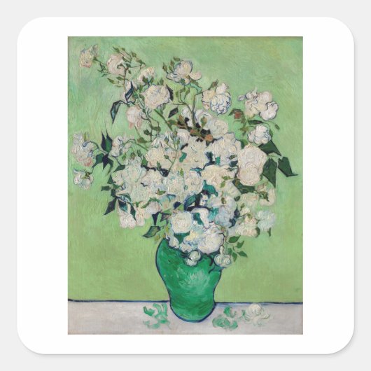 VINCENT VAN GOGH "ROSE" UMSCHLAG AUFKLEBER (Vorderseite)