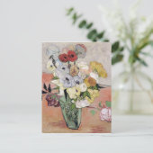 Vincent van Gogh | Rose und Anemonen, 1890 Postkarte (Stehend Vorderseite)