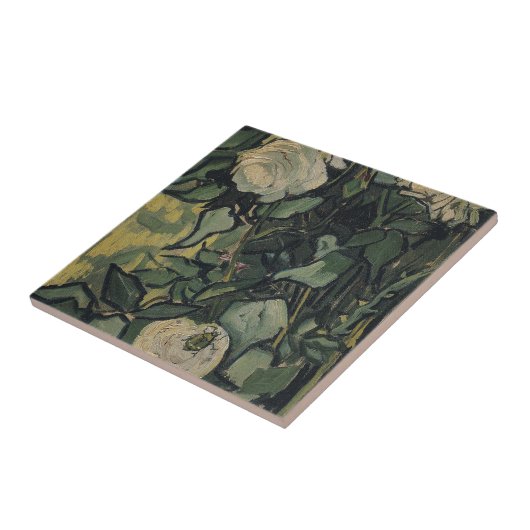 Vincent van Gogh - Rose und Käfer Fliese (Seite)