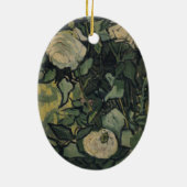 Vincent van Gogh - Rose und Käfer Keramik Ornament (Hinten)