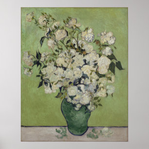 Vincent van Gogh Rose Vintage BlumengalerieHD Poster