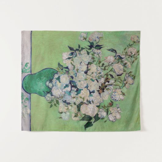 Vincent van Gogh - Rose Wandteppich (Vorderseite (Horizontal))