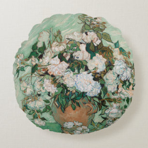 Vincent van Gogh Rosen, 1890 Rundes Kissen