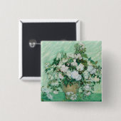 Vincent van Gogh - Rosen Button (Vorne & Hinten)