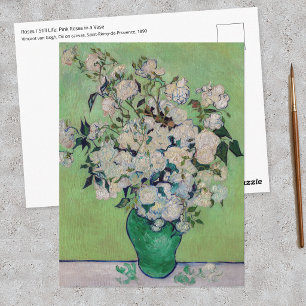 Vincent van Gogh - Rosen Postkarte