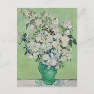 Vincent Van Gogh Rosen Schön Impressionist Postkarte