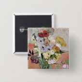 Vincent van Gogh | Rosen und Anemonen, 1890 Button (Vorne & Hinten)