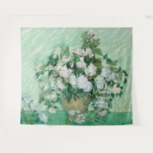 Vincent van Gogh - Rosen Wandteppich