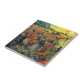 Vincent Van Gogh - Roter Weingarten bei Arles Male Fliese (Seite)