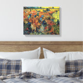 Vincent Van Gogh - Roter Weingarten bei Arles Male Leinwanddruck (Insitu (Schlafzimmer))