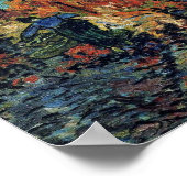 Vincent Van Gogh - Roter Weingarten bei Arles Male Poster (Ecke)