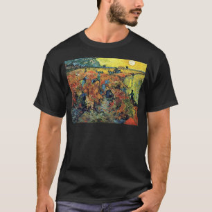 Vincent Van Gogh - Roter Weingarten bei Arles Male T-Shirt