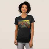 Vincent Van Gogh - Roter Weingarten bei Arles Male T-Shirt (Vorne ganz)