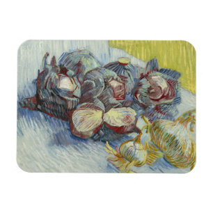 Vincent van Gogh - Rotkohl und Zwiebeln Magnet