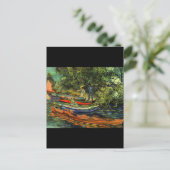 Vincent Van Gogh Rowing Boats Postkarte (Stehend Vorderseite)