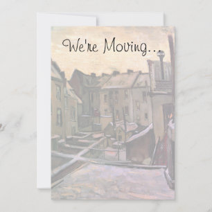 Vincent Van Gogh - Rückgrat alter Häuser Ankündigung