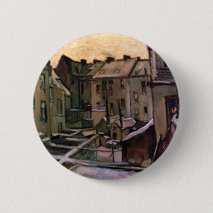 Vincent Van Gogh - Rückgrat alter Häuser Button