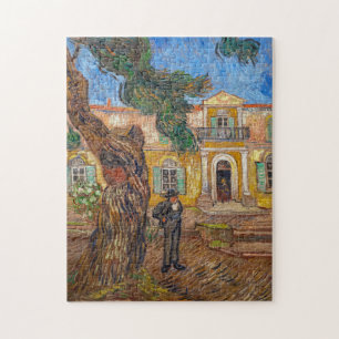 Vincent Van Gogh - Saint-Paul-Asyl in Saint-Remy Puzzle