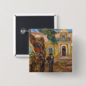 Vincent Van Gogh - Saint-Paul Asylum in Saint-Remy Button (Vorne & Hinten)