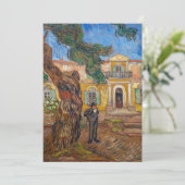 Vincent Van Gogh - Saint-Paul Asylum in Saint-Remy Einladung (Stehend Vorderseite)
