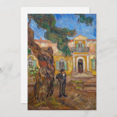 Vincent Van Gogh - Saint-Paul Asylum in Saint-Remy Einladung (Vorne/Hinten)