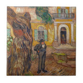 Vincent Van Gogh - Saint-Paul Asylum in Saint-Remy Fliese (Vorderseite)