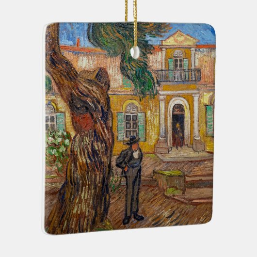 Vincent Van Gogh - Saint-Paul Asylum in Saint-Remy Keramikornament (Rechts)