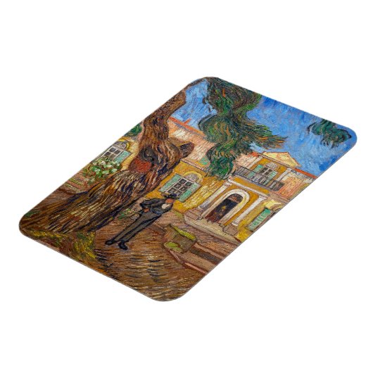 Vincent Van Gogh - Saint-Paul Asylum in Saint-Remy Magnet (Linke Seite)