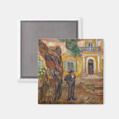 Vincent Van Gogh - Saint-Paul Asylum in Saint-Remy Magnet (Vorderseite/Rückseite)
