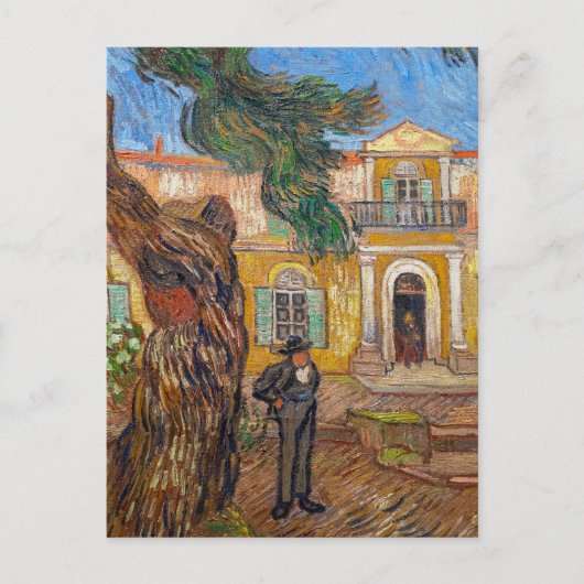 Vincent Van Gogh - Saint-Paul Asylum in Saint-Remy Postkarte (Vorderseite)