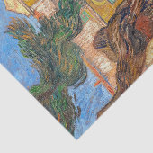 Vincent Van Gogh - Saint-Paul Asylum in Saint-Remy Seidenpapier (Ausschnitt)