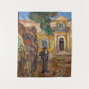 Vincent Van Gogh - Saint-Paul Asylum in Saint-Remy Wandteppich