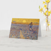 Vincent van Gogh - Sämann bei untergehender Sonne Karte (Gelbe Blume)
