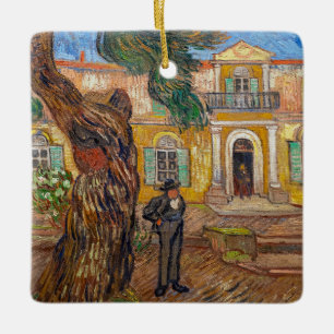 Vincent Van Gogh - Sankt-Paulus-Asyl in Saint-Rémy Keramikornament