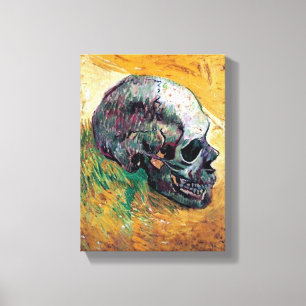 Vincent Van Gogh - Schädel im Profil - Kunstwerk Leinwanddruck