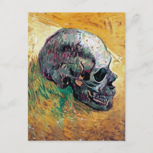 Vincent Van Gogh - Schädel im Profil - Kunstwerk Postkarte