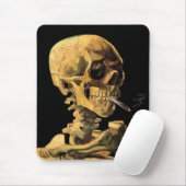 Vincent van Gogh - Schädel mit brennender Mousepad (Mit Mouse)