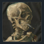 Vincent Van Gogh - Schädel mit brennender Zigarett Halstuch<br><div class="desc">Vincent Van Gogh - Schädel mit brennender Zigarette</div>