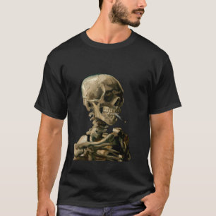 Vincent van Gogh - Schädel mit brennender Zigarett T-Shirt