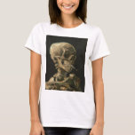 Vincent Van Gogh - Schädel mit brennender Zigarett T-Shirt<br><div class="desc">Vincent Van Gogh - Schädel mit brennender Zigarette</div>