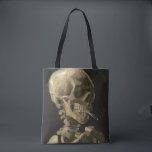 Vincent Van Gogh - Schädel mit brennender Zigarett Tasche<br><div class="desc">Vincent Van Gogh - Schädel mit brennender Zigarette</div>