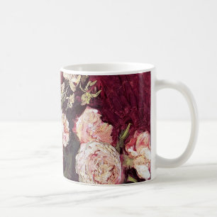 Vincent Van Gogh - Schale mit Päonien und Rosen Kaffeetasse
